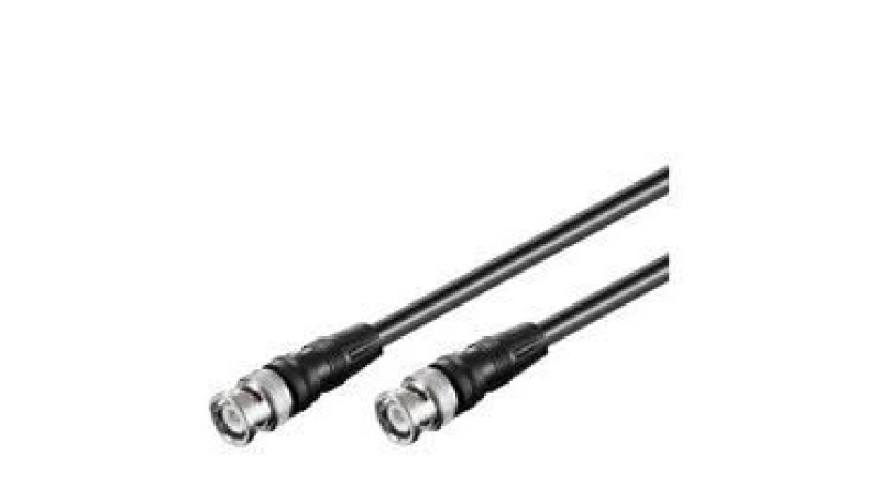 Image of Microconnect 50074 coaxial cable 5m BNC Black