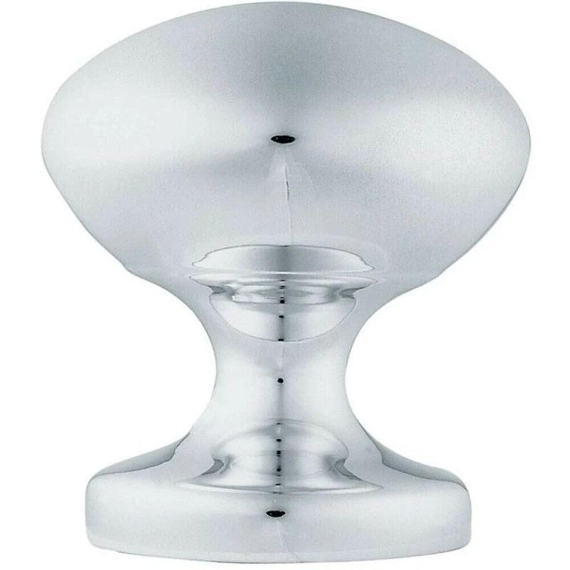 Image of Loops 57mm OCTAGONAL Centre Door Knob Victorian Satin Chrome Outdoor Front Handle Multi unisex