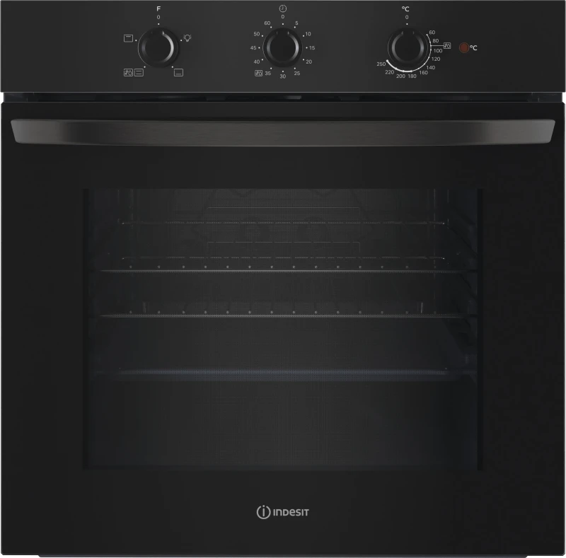 Image of Indesit IO 232H B UK Built In Electric Single Oven - Black - A Rated