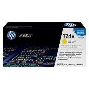 Image of HP 124A Yellow Laser Toner Ink Cartridge