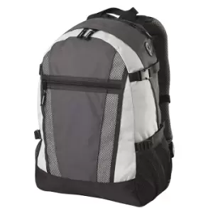 Image of Shugon Indiana Sports Backpack (20 Litres) (One Size) (Dark Grey/Off White)