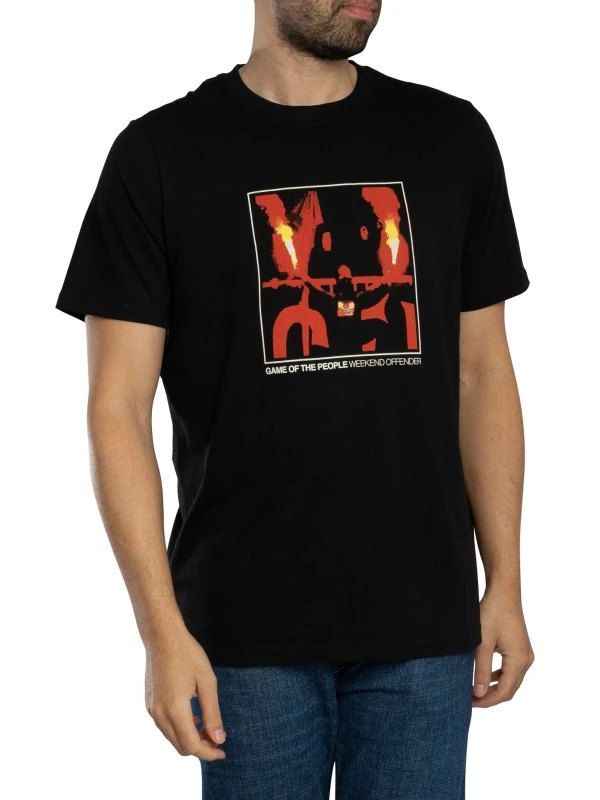 Image of Weekend Offender The People Graphic T-Shirt Black XL