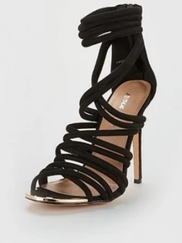Image of Public Desire Tulisa Heeled Sandals - Black
