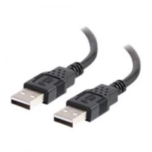 Image of C2G 1m USB A Male to A Male Cable - Black