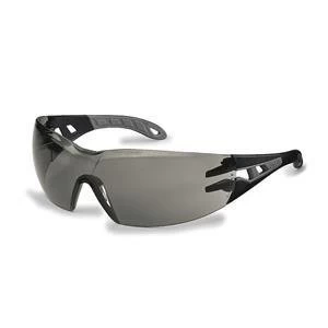 Image of Original Uvex Pheos Safety Spectacles Sport Style Wrap Smoke