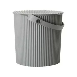 Image of Hachiman Omnioutil Storage Bucket & Lid Medium - Dark Grey
