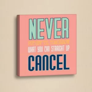 Image of SLO047 Salmon Blue Green Yellow White Decorative Canvas Painting