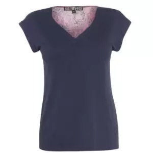 Image of Biba Woven Back Pyjama Top - Pink