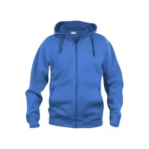 Image of Clique Mens Basic Full Zip Hoodie (S) (Royal Blue)