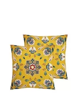 Image of Furn Folk Flora Water & Uv Resistant Outdoor Cushion 2 Pack