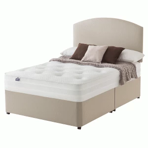 Image of Silentnight Mirapocket 1200 Which Best Buy 135cm Non Storage Divan Set - Sandstone