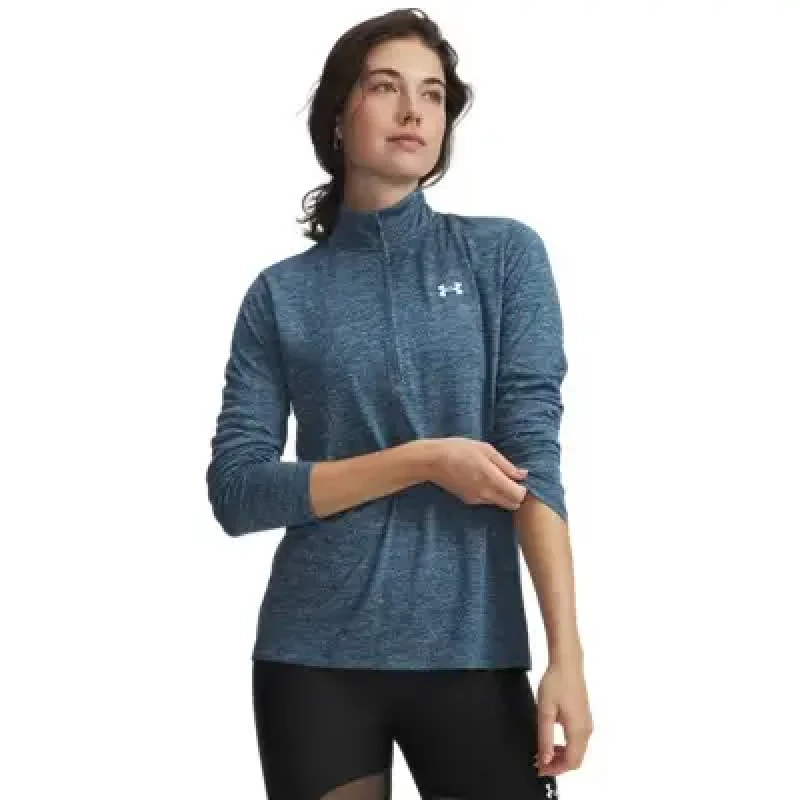 Image of Womens training top Under Armour Tech Twist Bleu Female XS