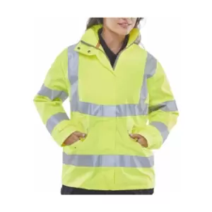 Image of Ladies exec hi vis jkt sy s size 10 - Saturn Yellow - Saturn Yellow - Beeswift