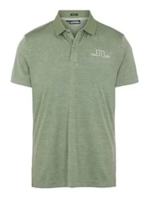 Image of J LINDEBERG J.Lindeberg Golf Bridge Regular Fit Polo, Green, Size S, Men