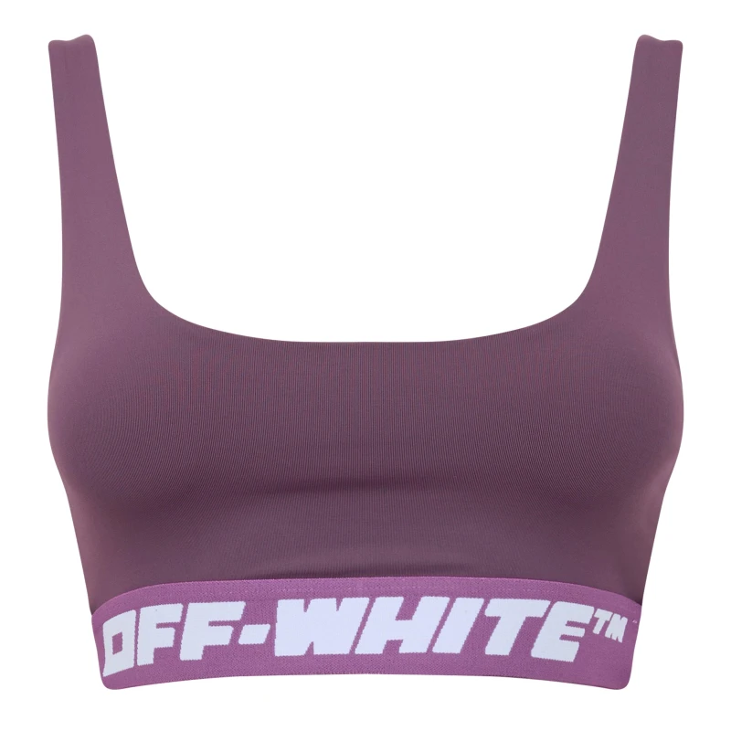 Image of Off White Logo Band Bra Violet female 10 (S)