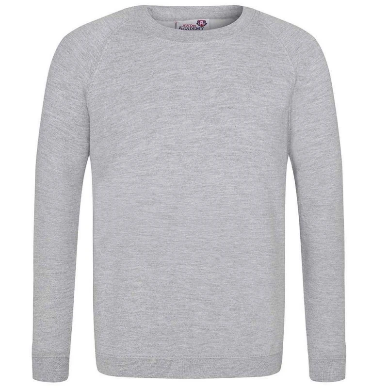 Image of Awdis Academy girls's Children's sweater in Grey