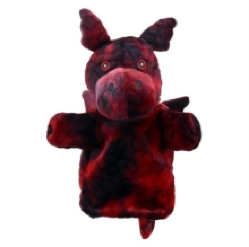 Image of The Puppet Company Eco Animal Puppet Buddies - Dragon Multi unisex