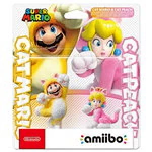 Image of Amiibo Cat Mario and Cat Peach Nintendo Switch Game