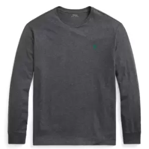 Image of Polo Ralph Lauren Long Sleeve Jersey T Shirt - Grey
