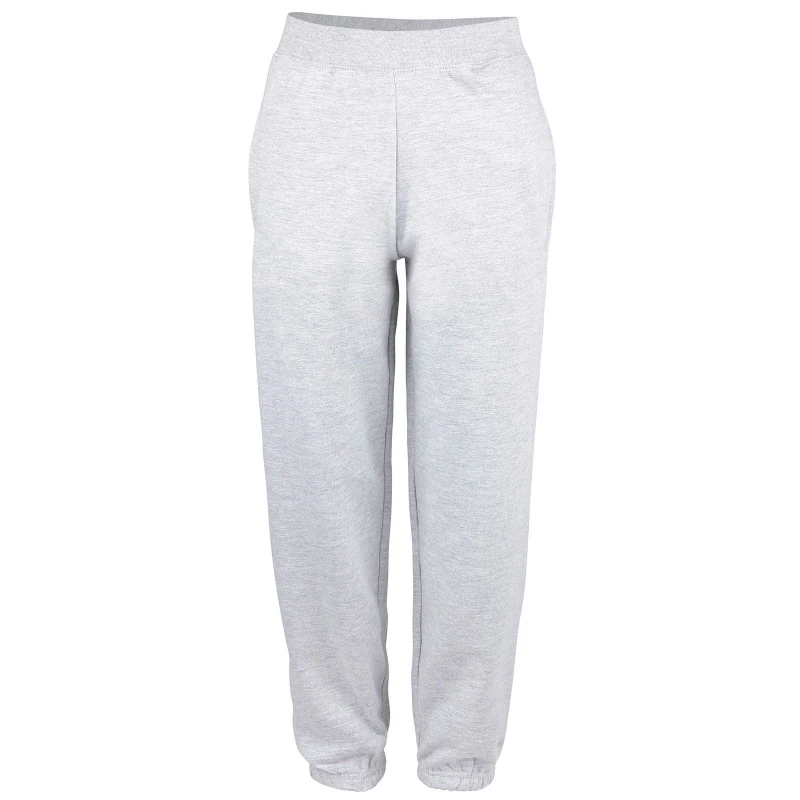 Image of AWDis AWDis Men College Heather Cuffed Jogging Bottoms in Grey Size: Small Grey S Male 5063527487018