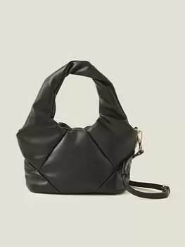 Image of Accessorize Mini Puff Handheld Cross Body, Black, Women