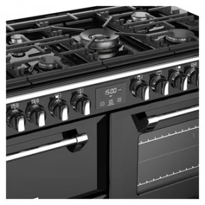 Image of Stoves 444444466 Richmond S1100DF 110cm Dual Fuel Range Cooker in Blac