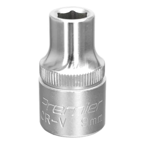 Image of Genuine SEALEY S1209 WallDrive® Socket 9mm 1/2Sq Drive