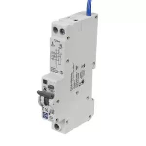 Image of Lewden 16A Double Pole 1 Module B Curve 6kA 30mA AFDD Combined RCBO - P04-B16-30-1PNA