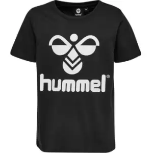 Image of Hummel Short Sleeve Logo Tee Junior Boys - Black