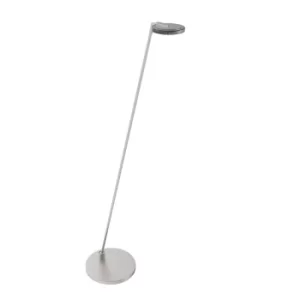 Image of Turound Reading Lamp Steel Brushed, Tara Clear Grey