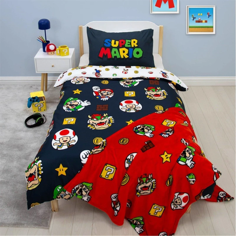 Image of Nintendo Blackend Single Duvet Multi