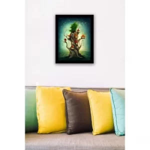Image of SC0024 Multicolor Decorative Framed MDF Painting