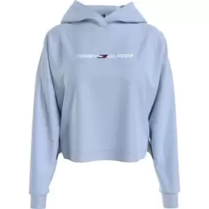 Image of Tommy Sport Regular Graphic OTH Hoodie - Blue