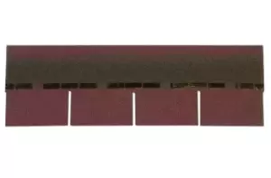 Image of Btm Red Square Shingle Roofing Felt, (L)1M (W)0.33M
