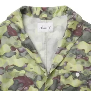 Image of Albam Miles Camo Shirt Mens - Green