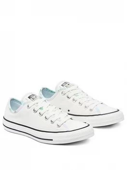 Image of Converse Chuck Taylor All Star Summer Fest Ox Trainers - Cream, Size 6, Women