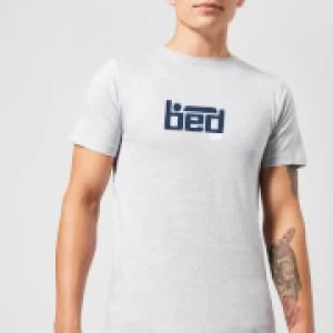 Image of Plain Lazy BED Mens T-Shirt - Grey - XL