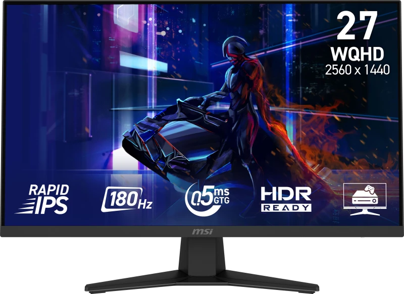 Image of MSI MAG 274QF 27" Wide Quad HD 180Hz Gaming Monitor - Black
