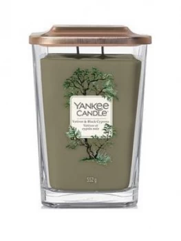 Image of Yankee Candle Elevation Collection Large Candle ; Vetiver And Black Cypress