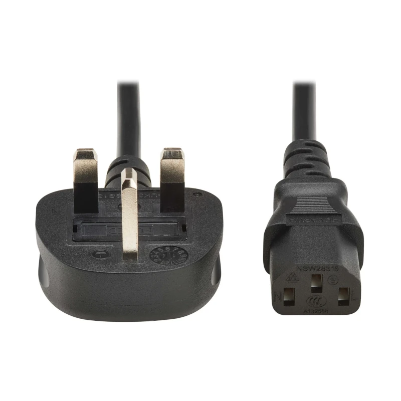 Image of Eaton P056-01M-UK power cable Black 1m BS 1363 IEC C13