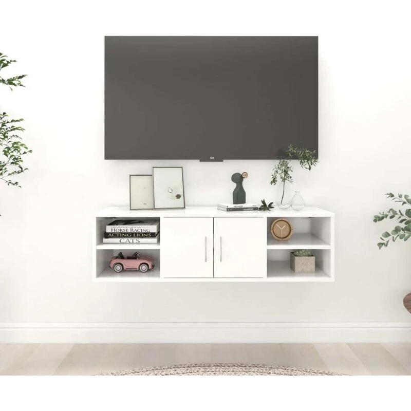 Image of VIDAXL Wall Shelf White 102x30x29cm Engineered Wood Vidaxl 8720286541784