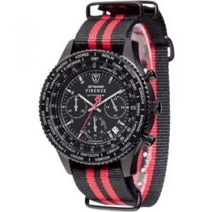 Image of Mens Detomaso Firenze Stripes Chronograph Watch