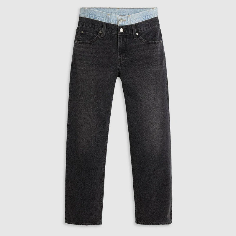 Image of Levis Womens Baggy Mshup Straight Leg Jeans Layer Cake female 26 L33