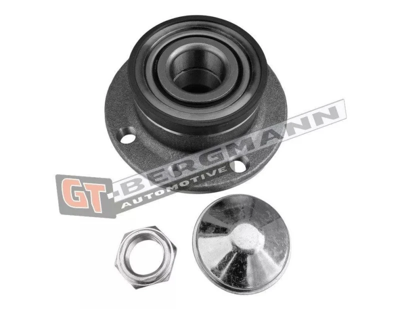 Image of GT-BERGMANN GT24-136 Wheel bearing kit with lock nut, with integrated ABS sensor Wheel Bearing Kit (654)