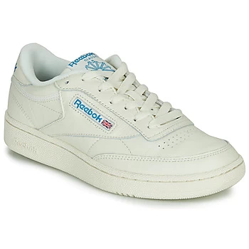 Image of Reebok Classic CLUB C 85 MU mens Shoes Trainers in Beige,6.5,2.5