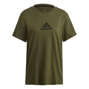Image of adidas BOS T Shirt Ladies - Wild Pine