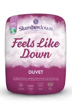 Image of Slumberdown Feels Like Down Single Duvet 13.5 Tog