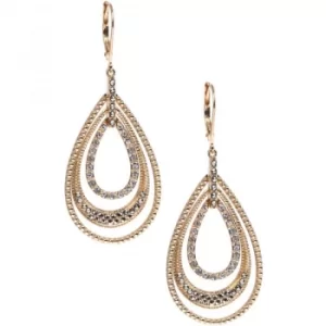 Image of Ladies Judith Jack PVD Gold plated Earrings