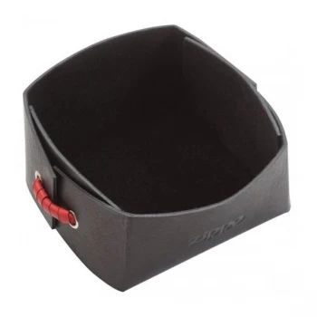 Image of Zippo Black Leather Pocket Emptier (10.5 x 10.5 x 5cm)