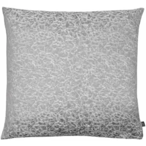 Image of Ashley Wilde Wick Textured Cushion Cover, Dove/Steel, 50 x 50 Cm